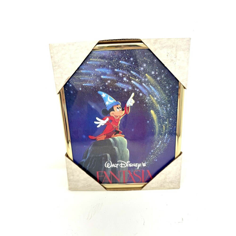 Vintage Walt Disney Fantasia Mickey Mouse Sorcerer 1986 Promotional Art 10x8 NEW